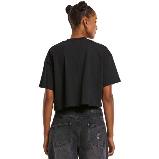 Karl Kani  Small Signature Essential Crop Tee Μαύρο